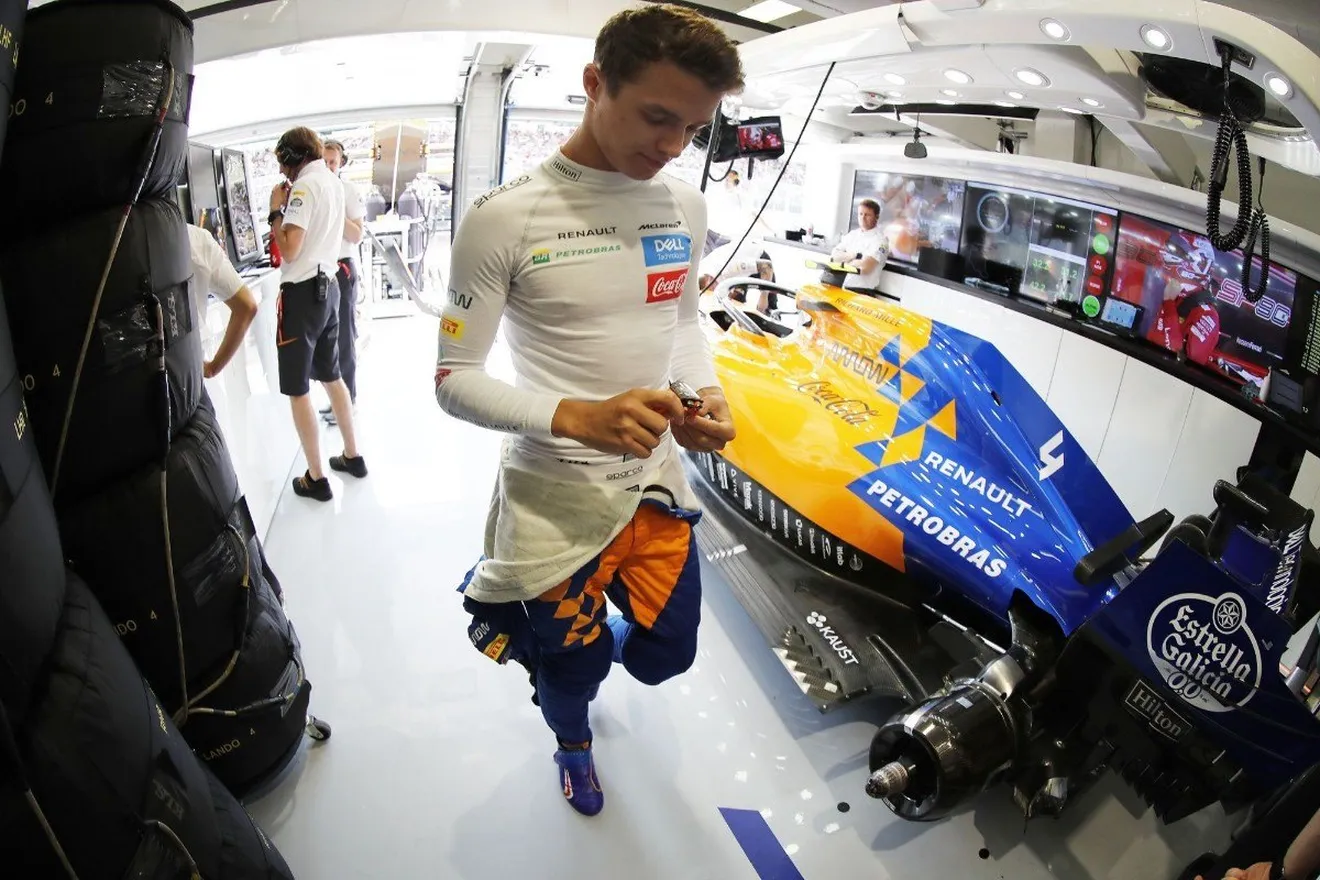 Norris: "McLaren no tiene aún claramente el cuarto coche más rápido"