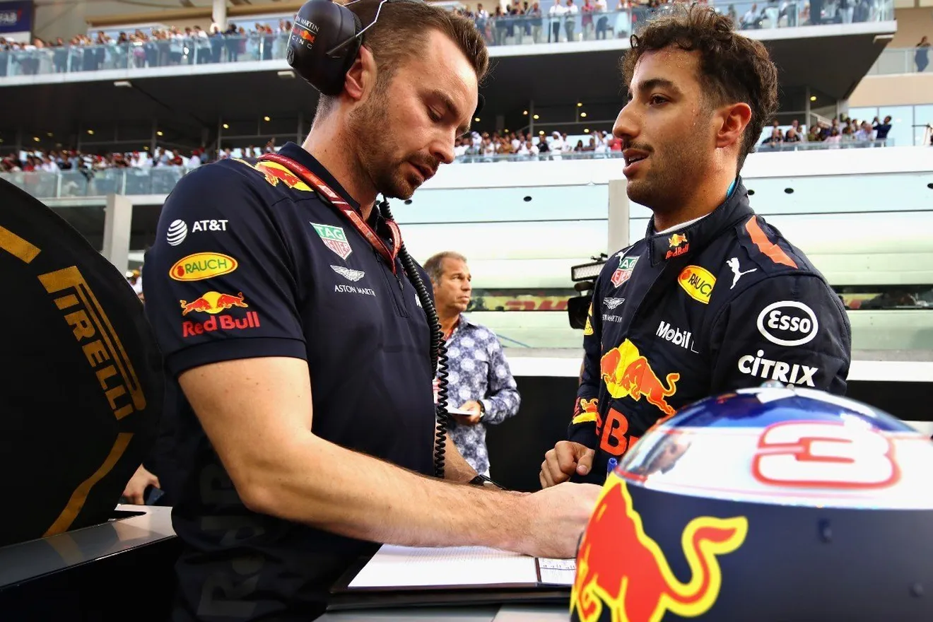 Perder a su ingeniero influyó en su decisión de abandonar Red Bull, según Ricciardo