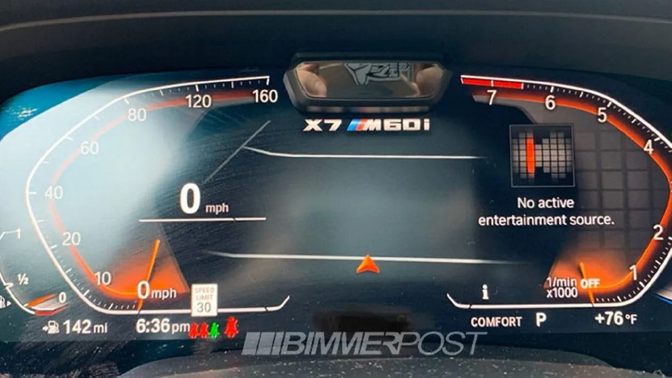 Un fallo de software desvela la existencia del posible BMW X7 M60i