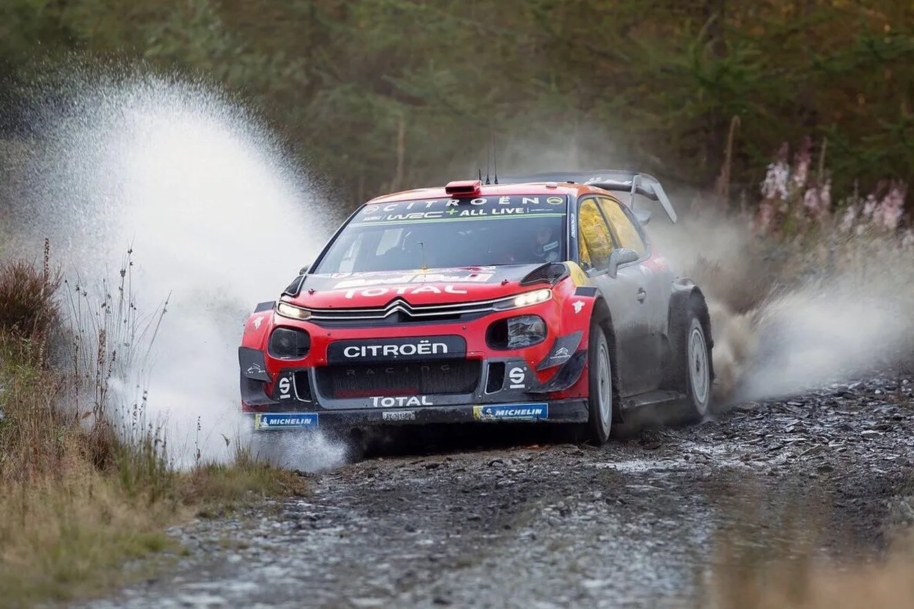 El Citroën C3 WRC estrena suspensiones en el test de Gales