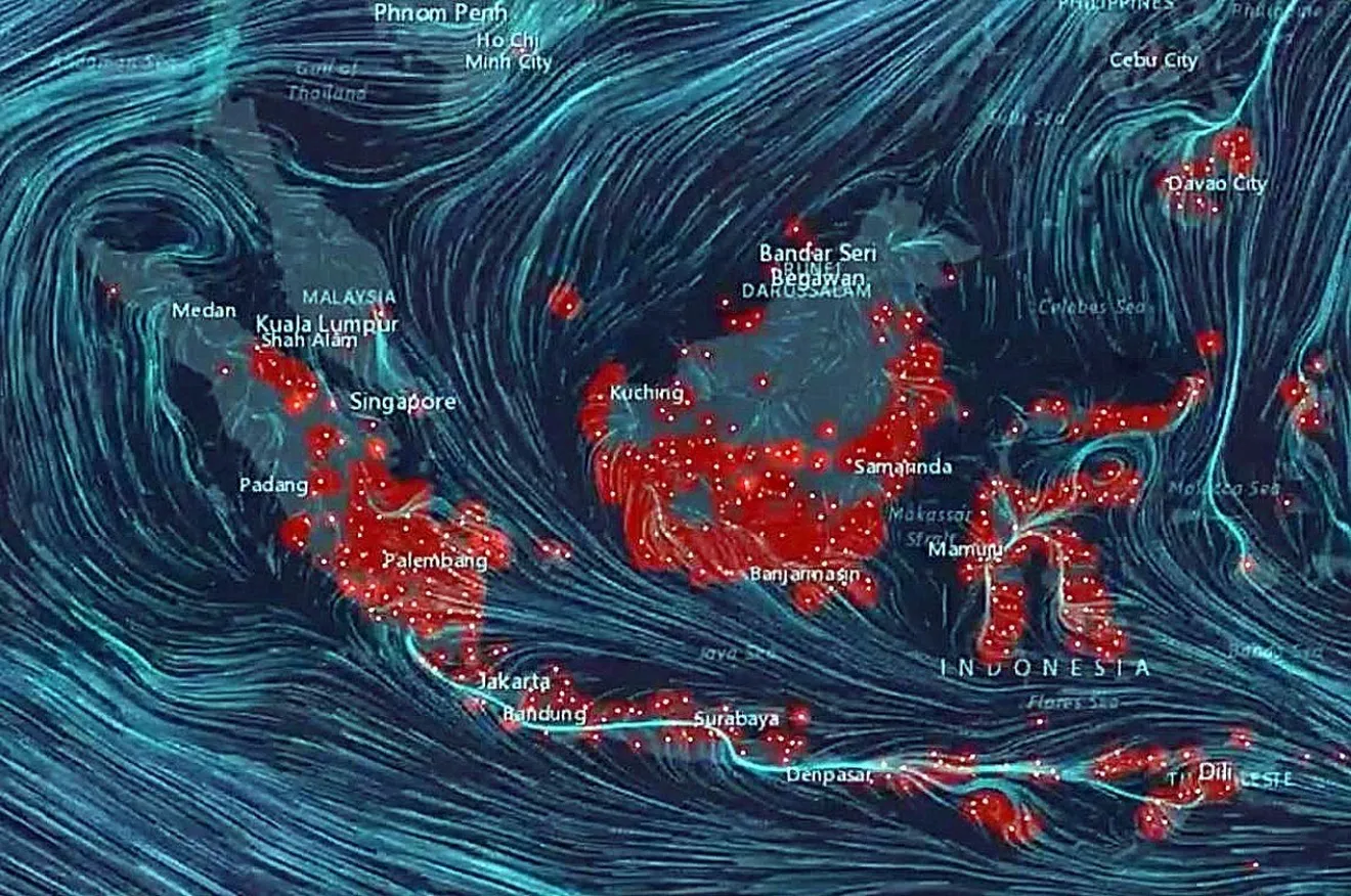 Los incendios de Indonesia que amenazan el GP de Singapur