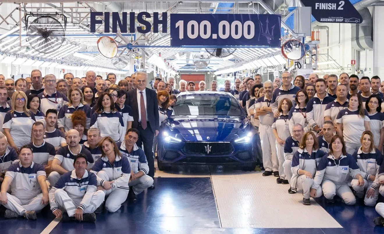 El Maserati Ghibli alcanza las 100.000 unidades producidas