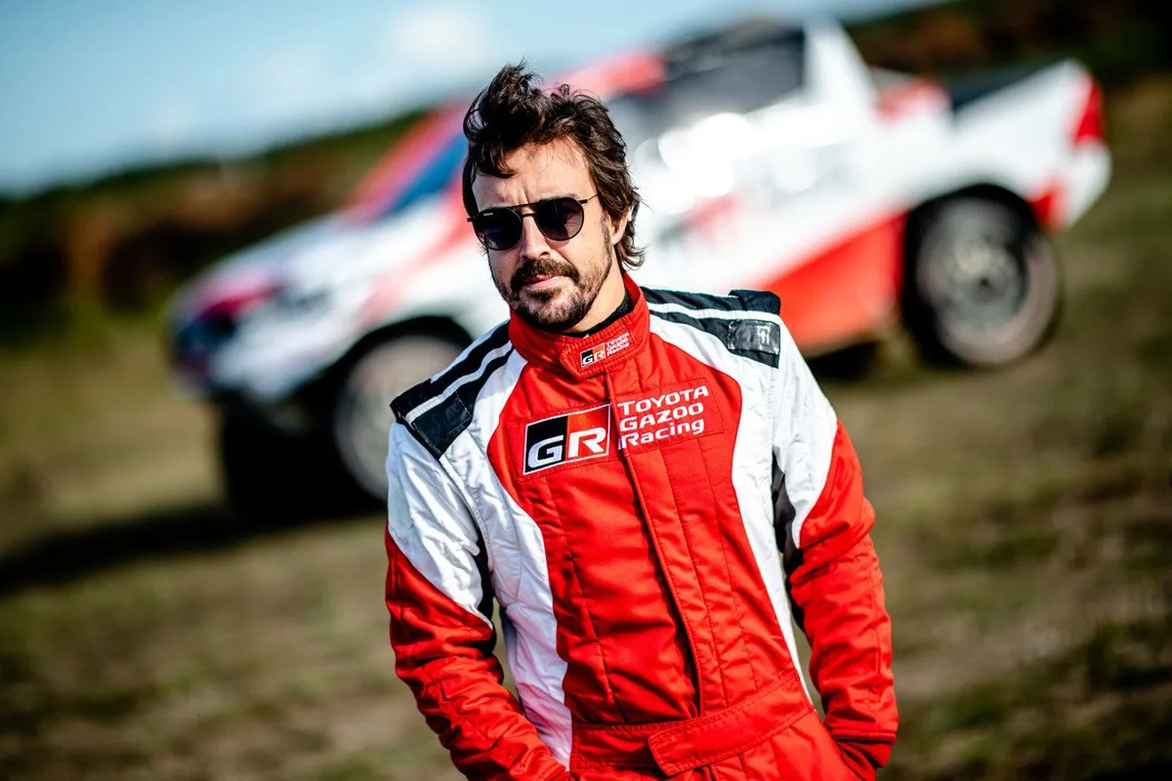 Nuevo test de Fernando Alonso con el Toyota Hilux en Polonia