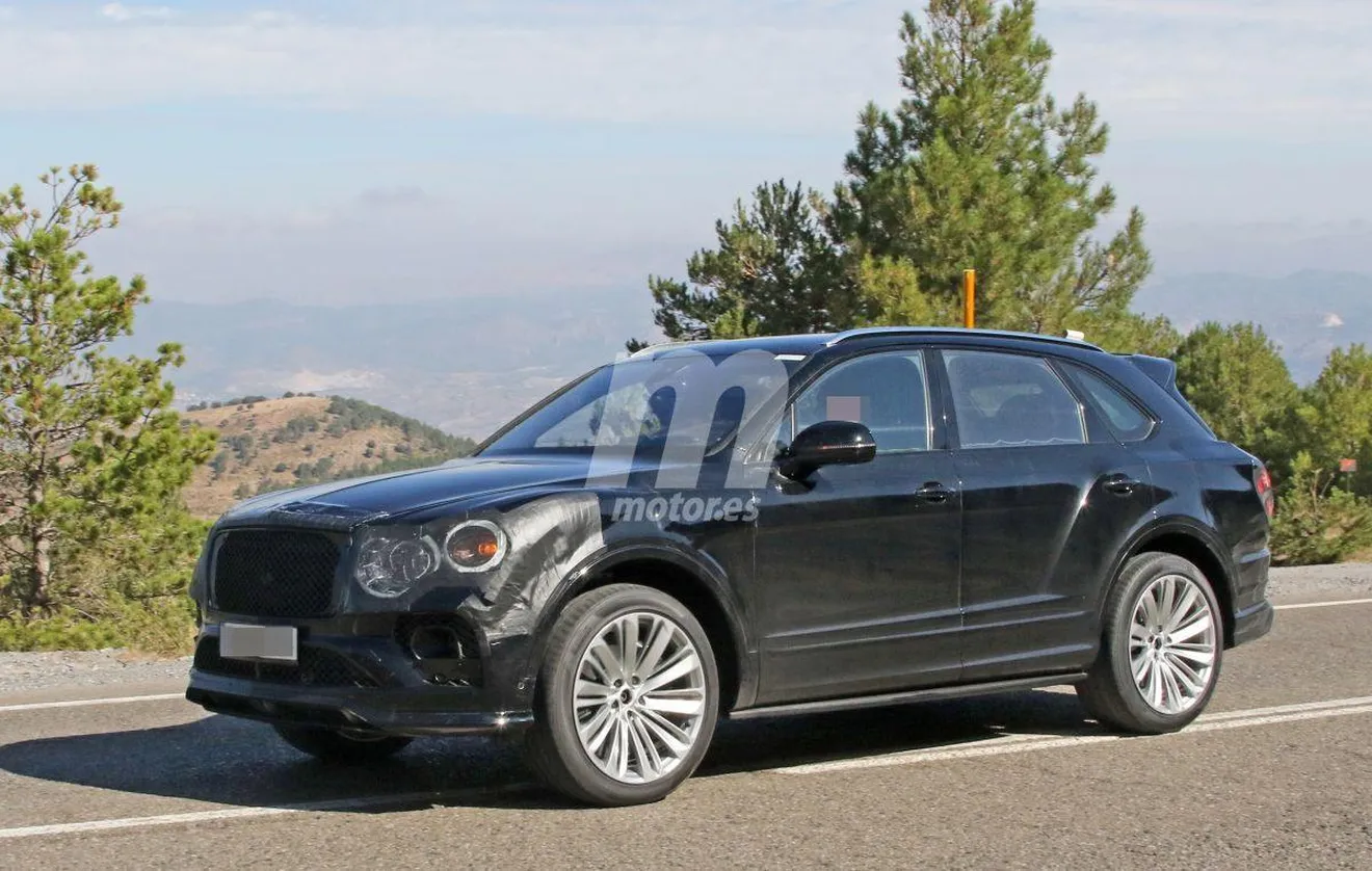 Nuevas imágenes de las pruebas del facelift del Bentley Bentayga