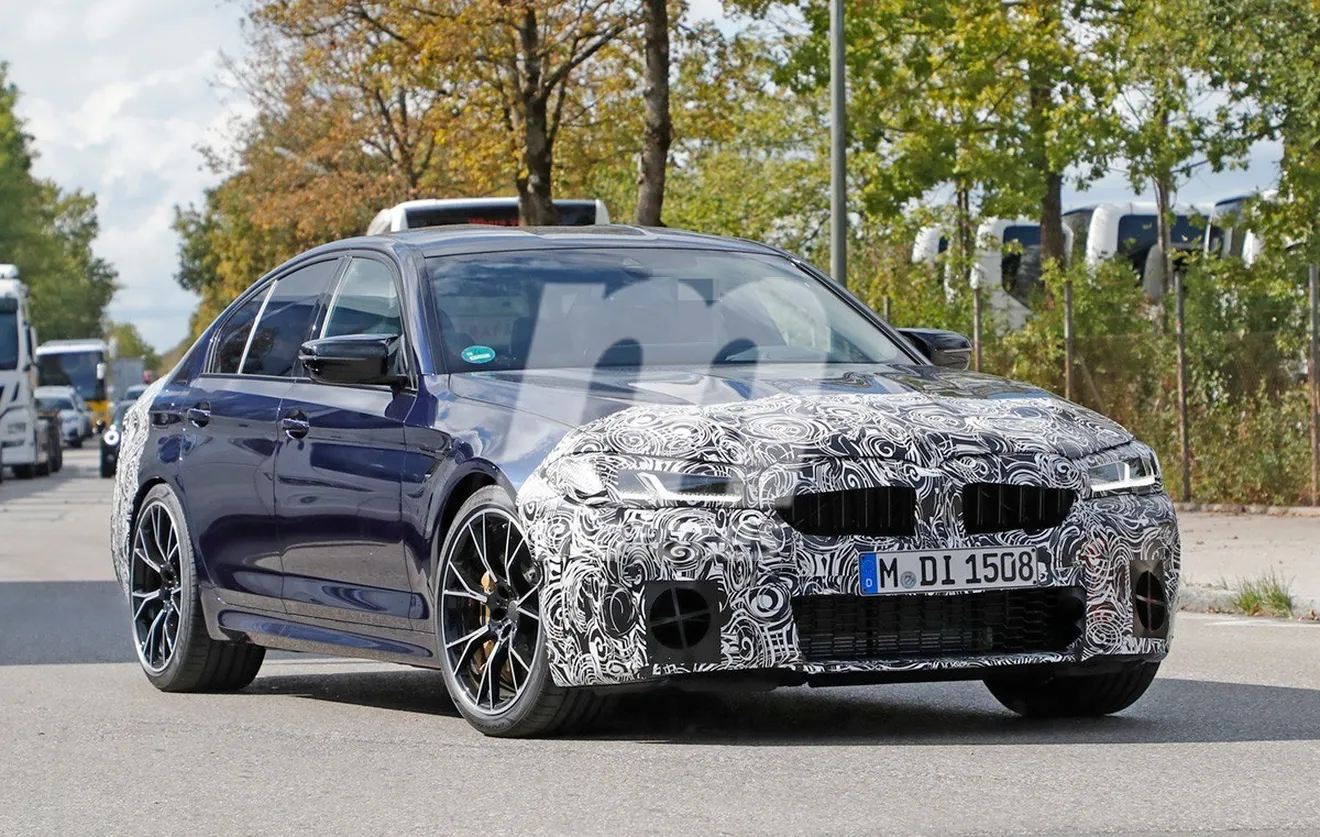 Nuevas fotos espías del BMW M5 2021 nos muestran jugosas novedades