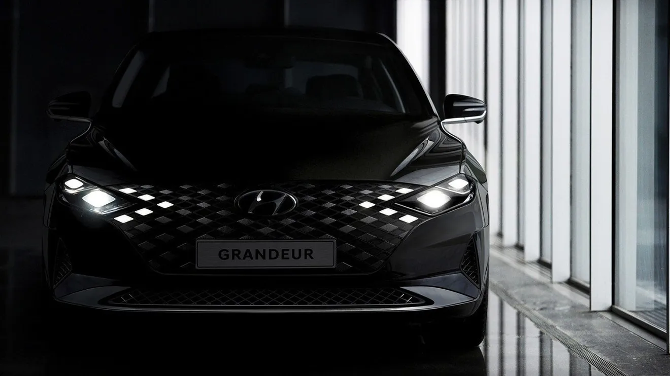 El nuevo Hyundai Grandeur 2020 se deja entrever en este adelanto oficial