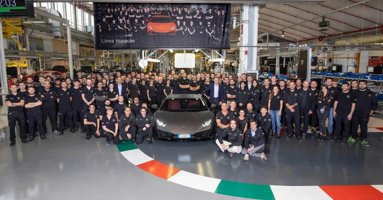 El Lamborghini Huracán supera la producción del Gallardo en la mitad de tiempo