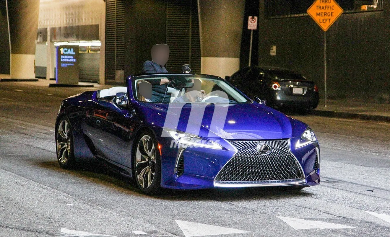 El nuevo Lexus LC Cabrio totalmente al descubierto en estas fotos espía