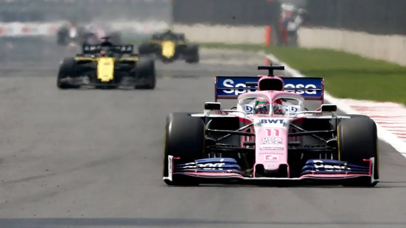 Sergio Pérez mete a Racing Point en la lucha por la quinta plaza e inquieta a Renault