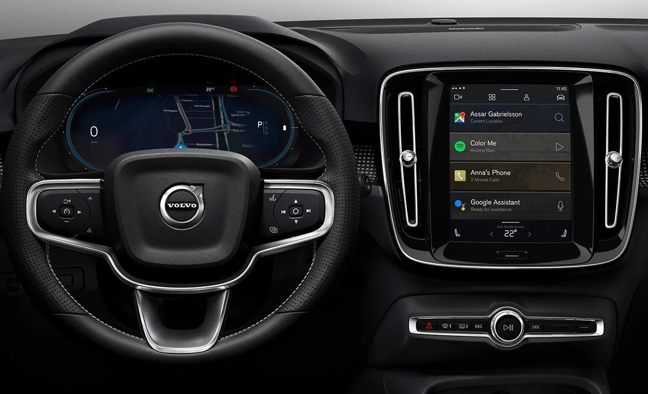 Así es el sistema de multimedia que usará el nuevo Volvo XC40 eléctrico