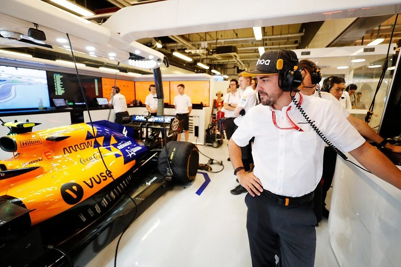 Alonso da su opinión sobre los 6 títulos de Hamilton y la evolución de Sainz