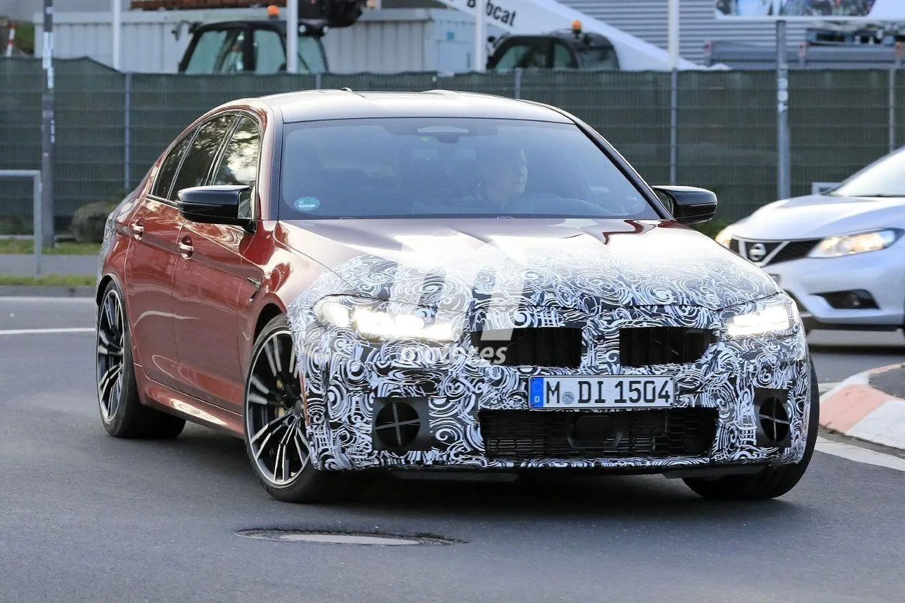 Prototipos del BMW M5 Facelift 2021 dejan a la vista más detalles en nuevas fotos espía