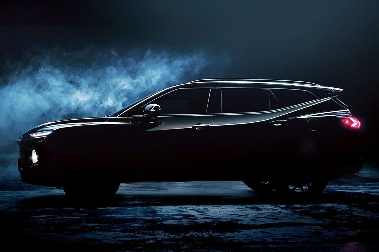 Chevrolet China anuncia un teaser del nuevo Blazer XL para China