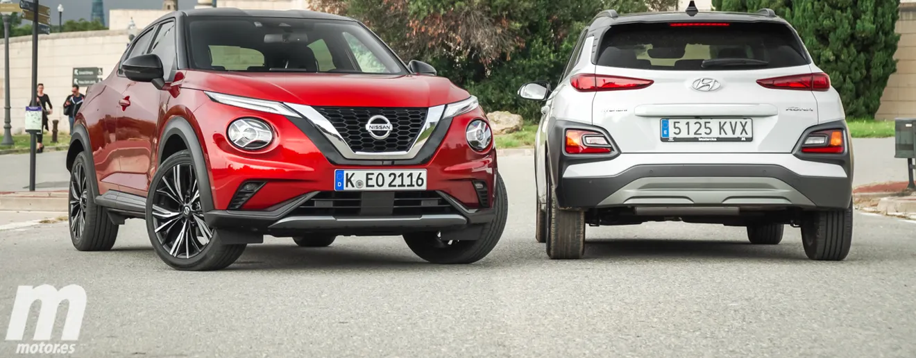 Comparativa Nissan Juke 2020 vs Hyundai KONA (Con vídeo)