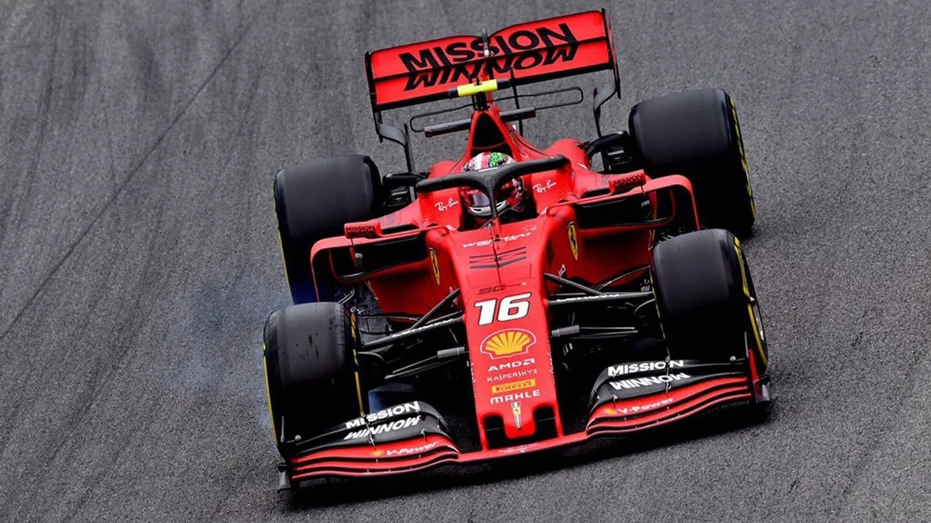 Leclerc y Vettel le dan un doblete a Ferrari en los segundos libres de Interlagos
