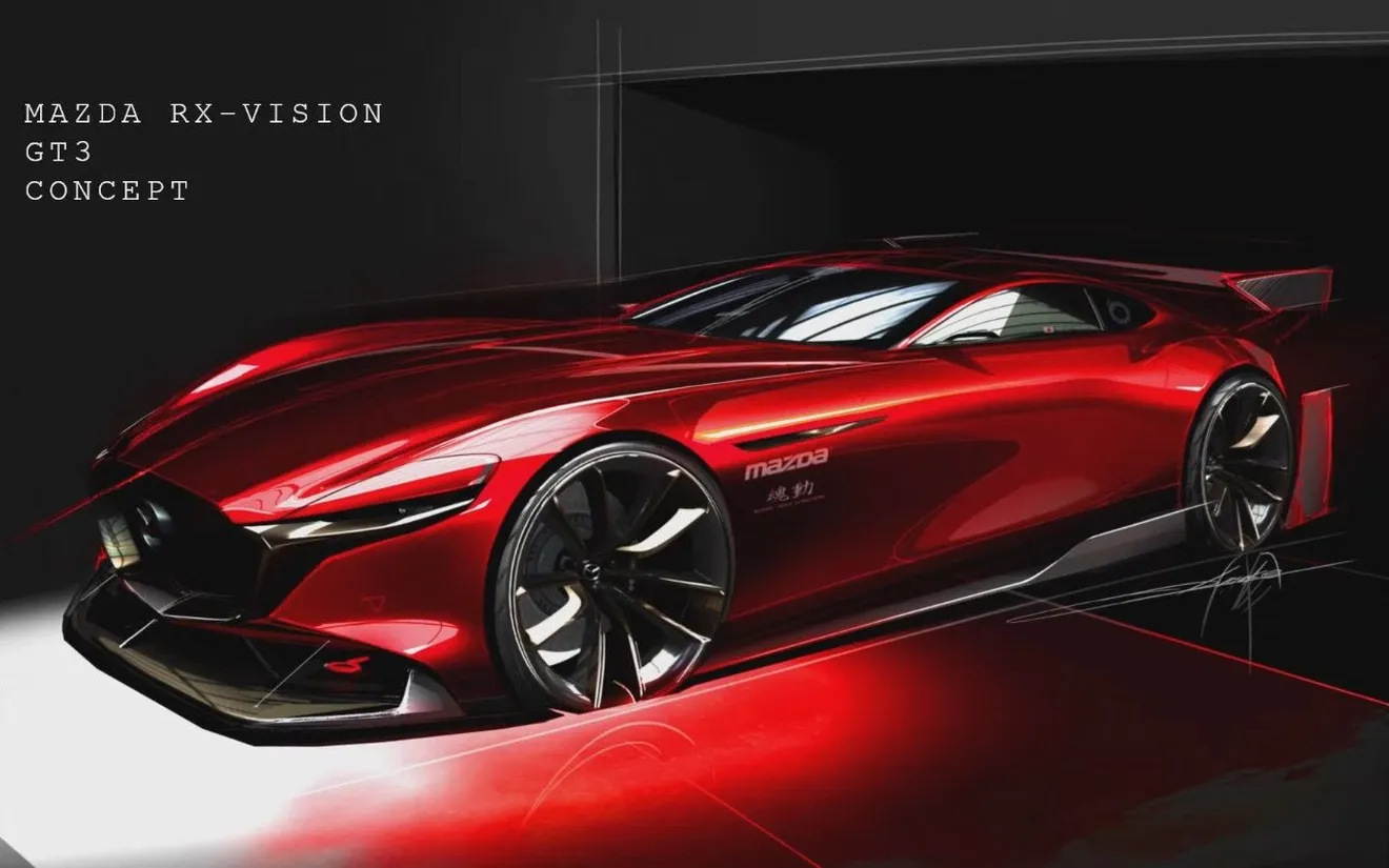 Mazda presenta la primera imagen del nuevo RX-Vision GT3 Concept