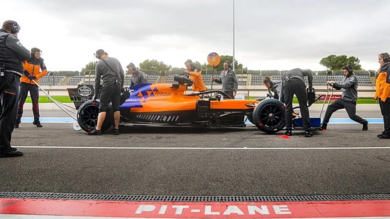McLaren completa dos días de test con los neumáticos de 18 pulgadas