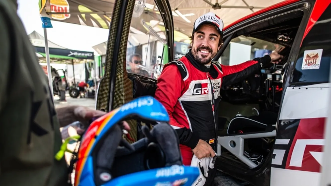 Fernando Alonso eleva su ritmo en la tercera etapa del Ula Rally