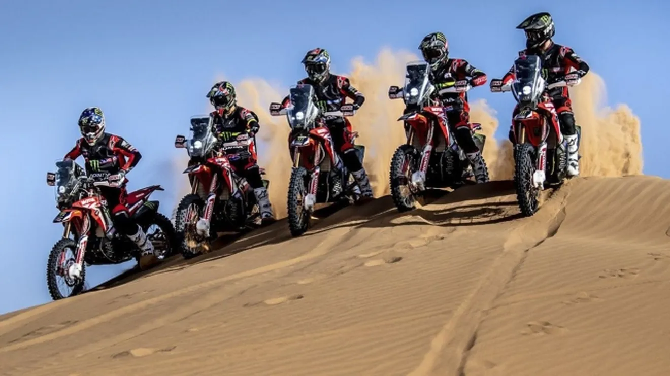 Honda anuncia su alineación de pilotos para el Dakar 2020