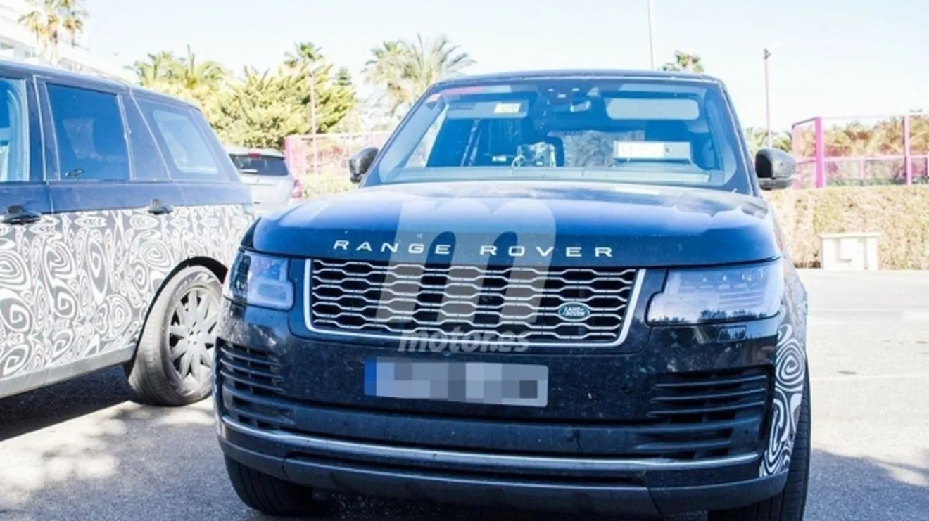 Range Rover 2021 - foto espía frontal
