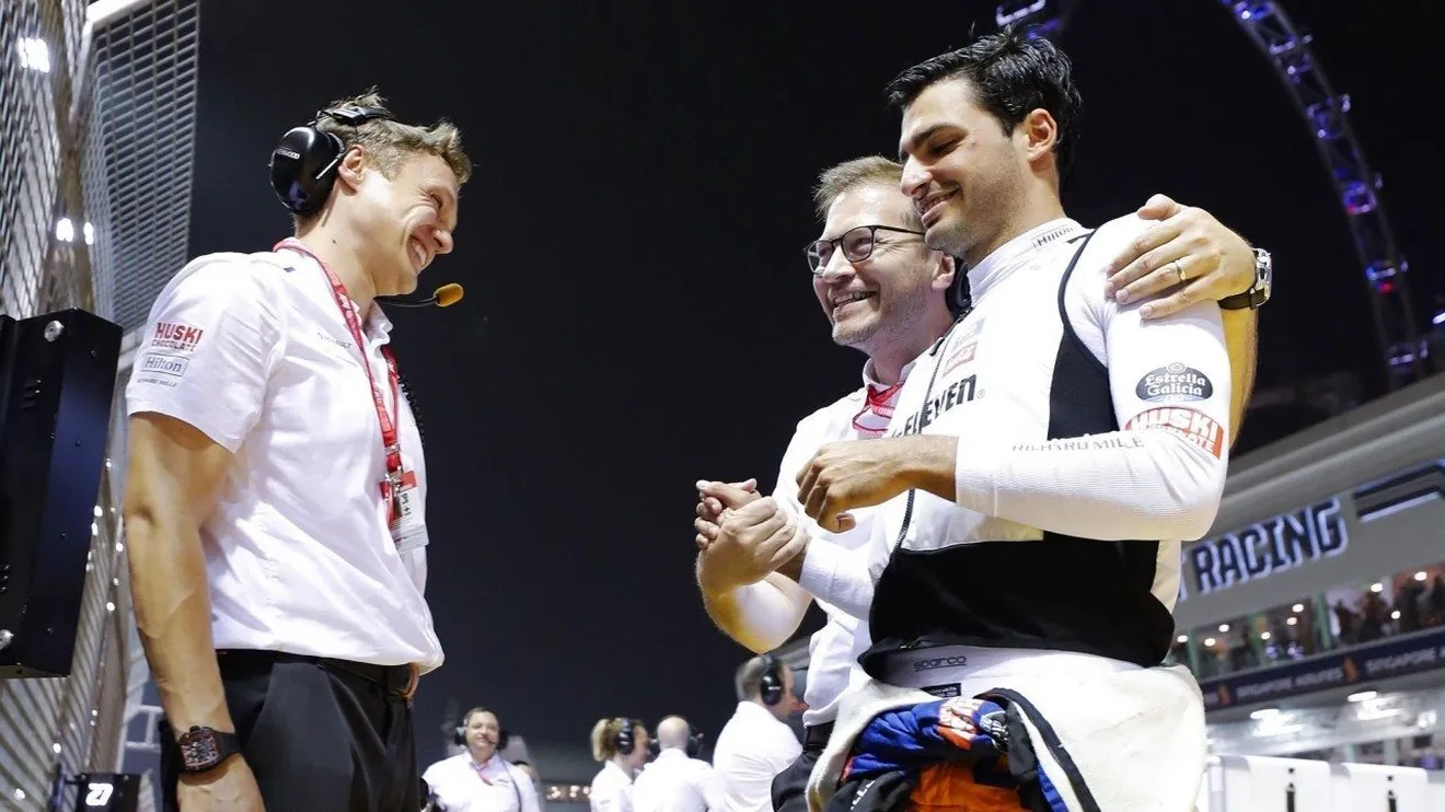 Sainz: "Con McLaren fue amor a primera vista, me sentí como en casa"
