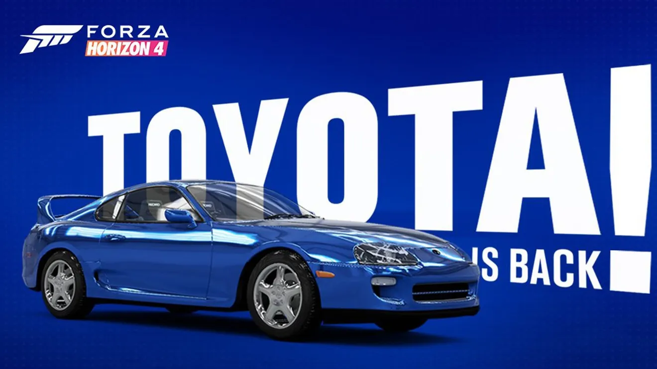 El Toyota Supra RZ llegará a Forza Horizon 4