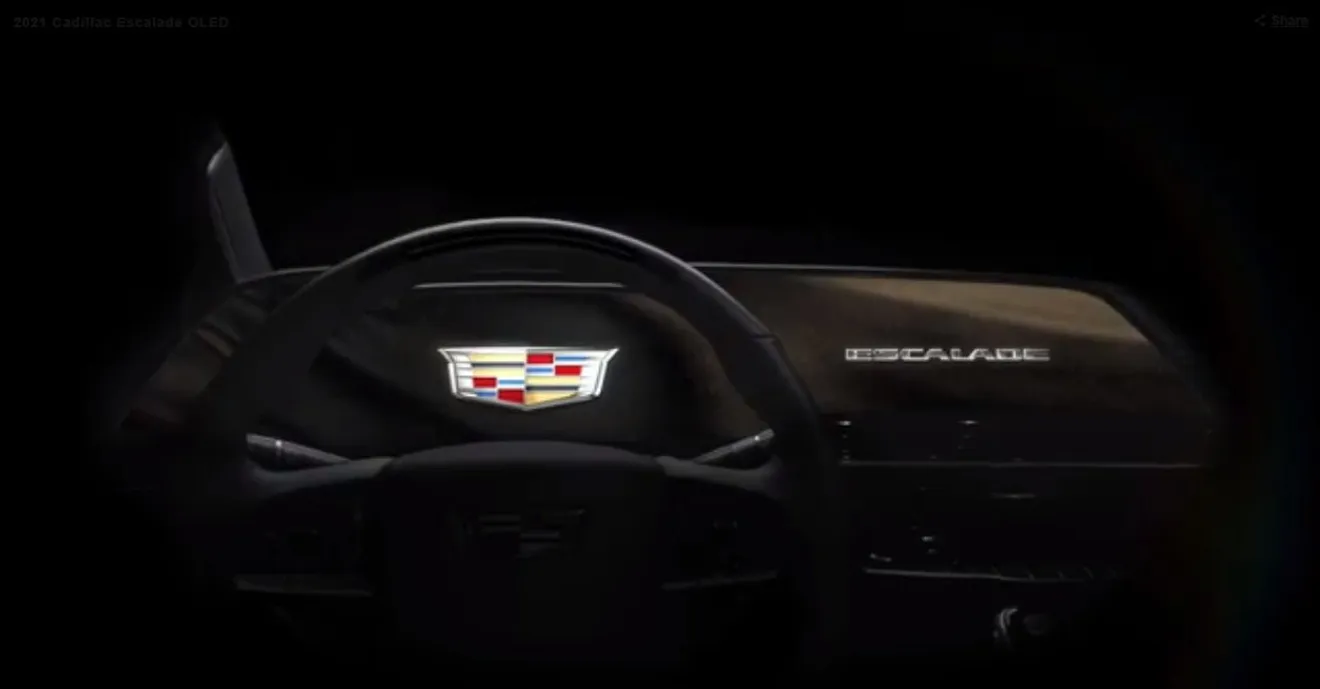 El Cadillac Escalade será el primer modelo con un tablero OLED curvo