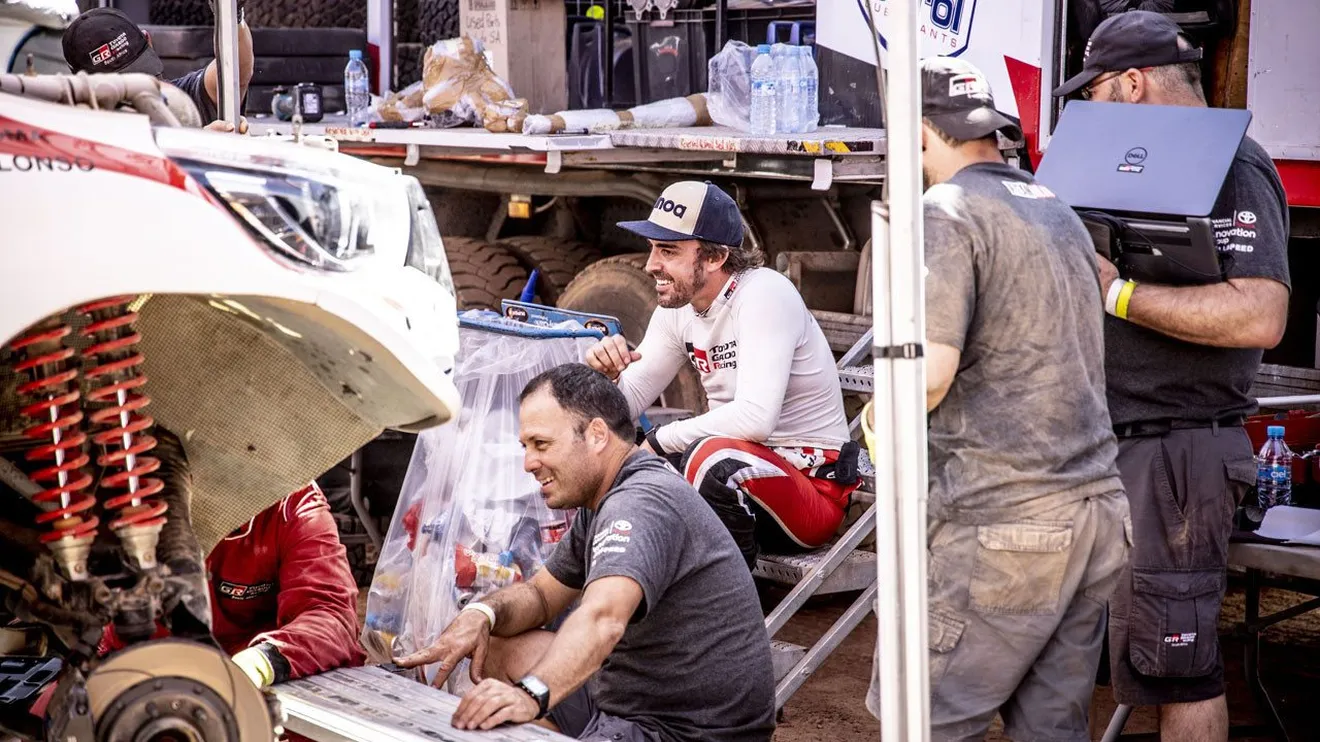 Fernando Alonso asegura tras su test estar "listo para el Dakar"