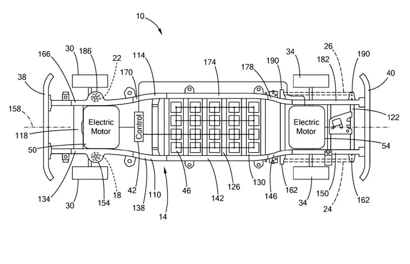 El innovador chasis del futuro Ford F-150 eléctrico filtrado por sus patentes