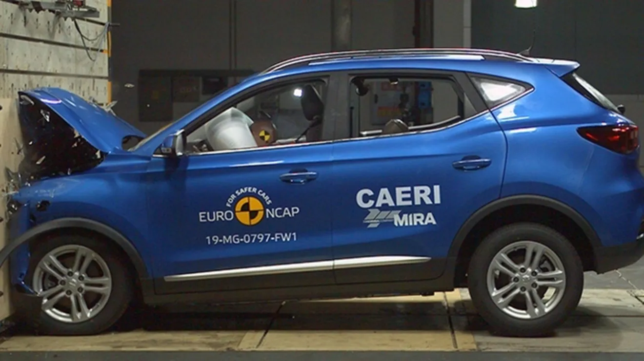 MG ZS EV en las pruebas Euro NCAP