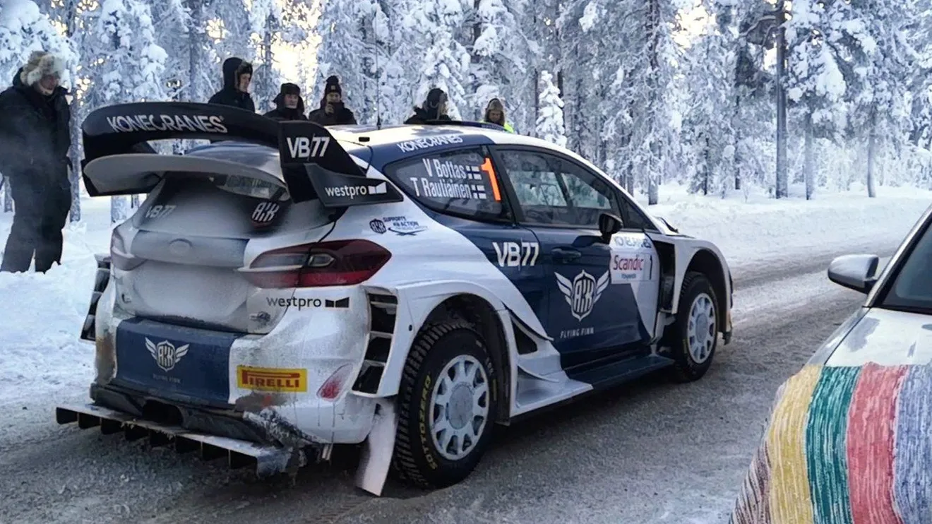 Valtteri Bottas repite en el Arctic Rally, aunque con un Citroën DS3 WRC