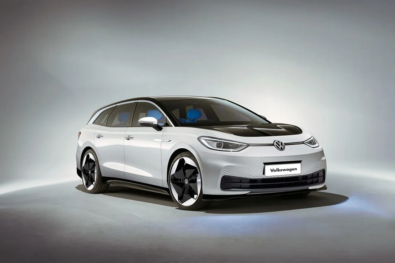Unas recreaciones adelantan el aspecto futuro familiar eléctrico de Volkswagen