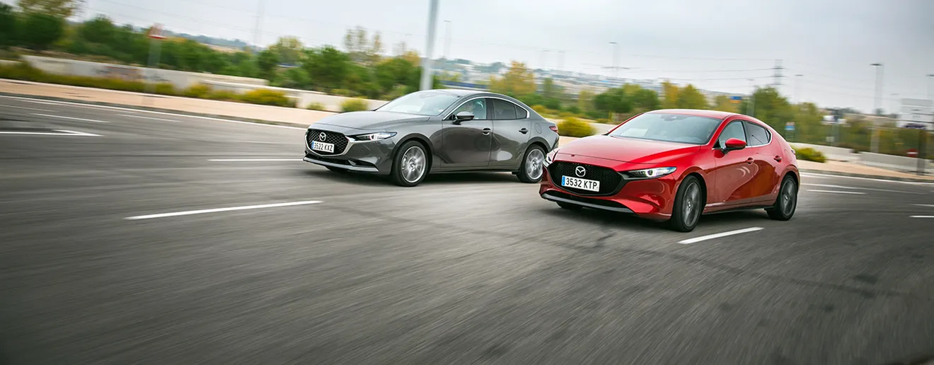 Comparativa Mazda3 5 Puertas vs Sedán, dos personalidades a elegir (con vídeo)