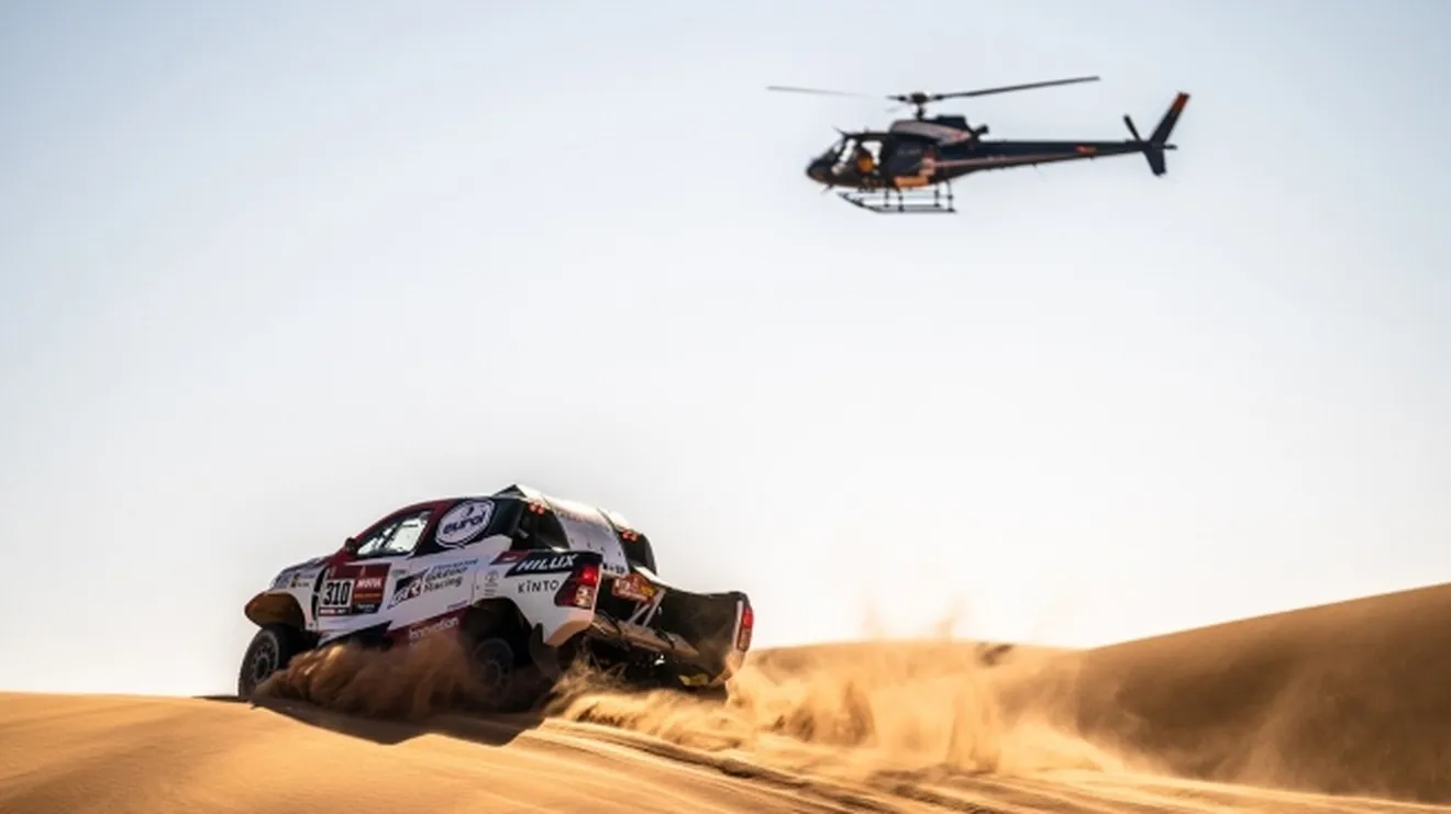 Alonso logra su primera podio en el Dakar