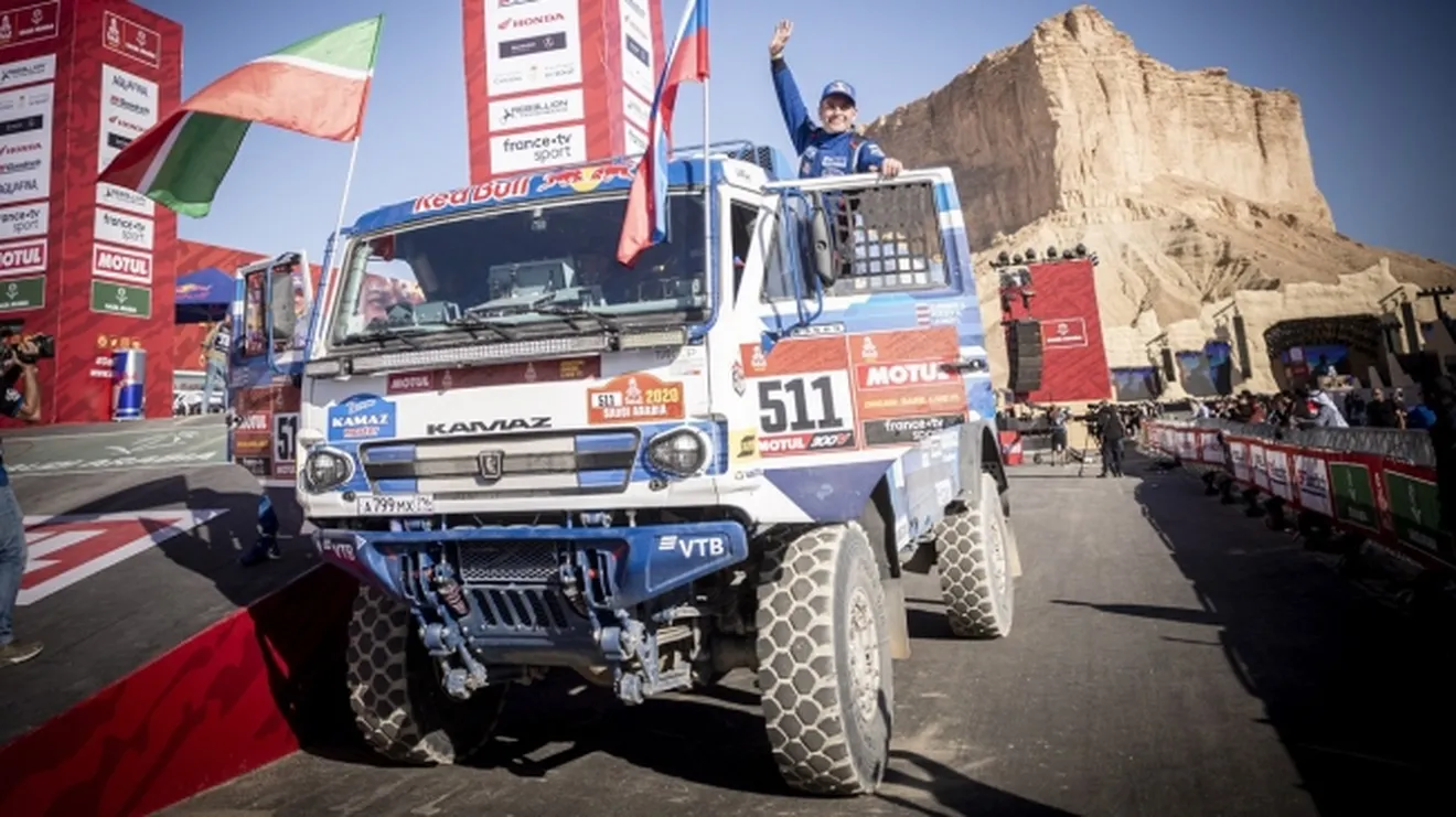 Andrey Karginov 'estira' el reinado de Kamaz entre los camiones del Dakar