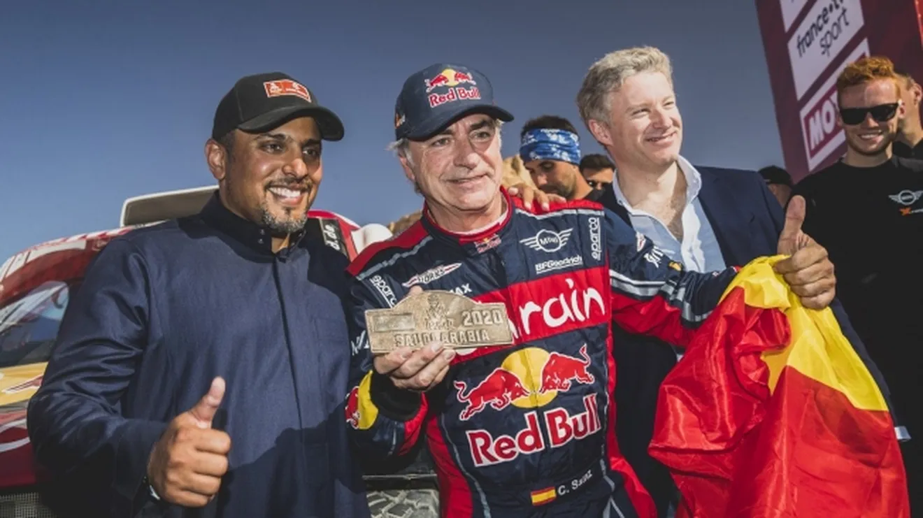 Carlos Sainz, tricampeón del Dakar