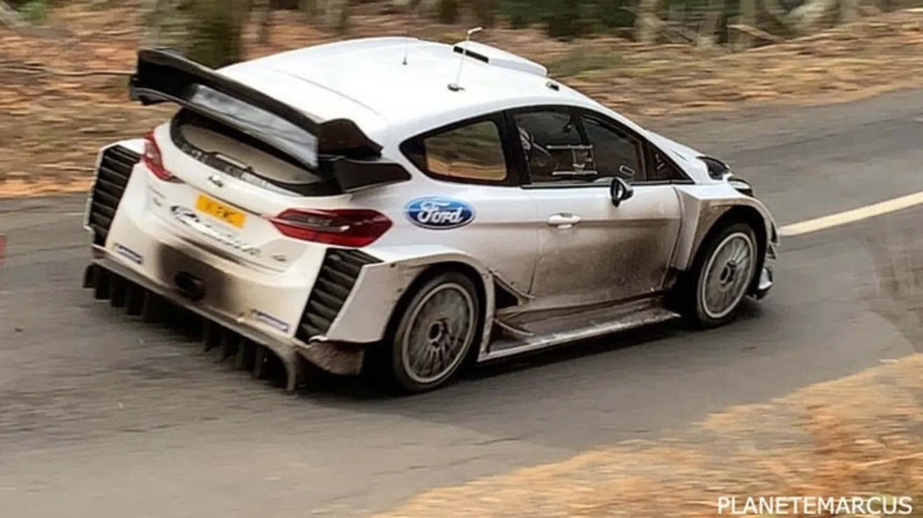 M-Sport prueba el nuevo motor Ford en los test del Rally de Montecarlo
