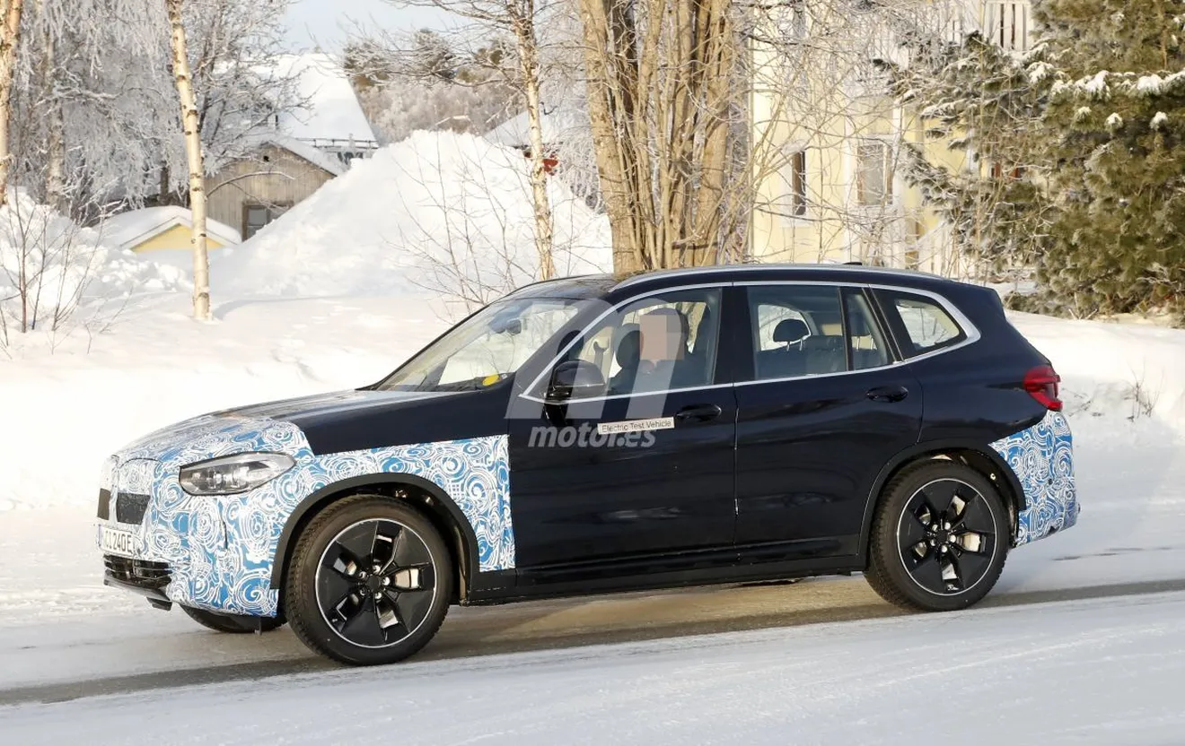 Los prototipos del BMW iX3 estrenan sus nuevas llantas aerodinámicas