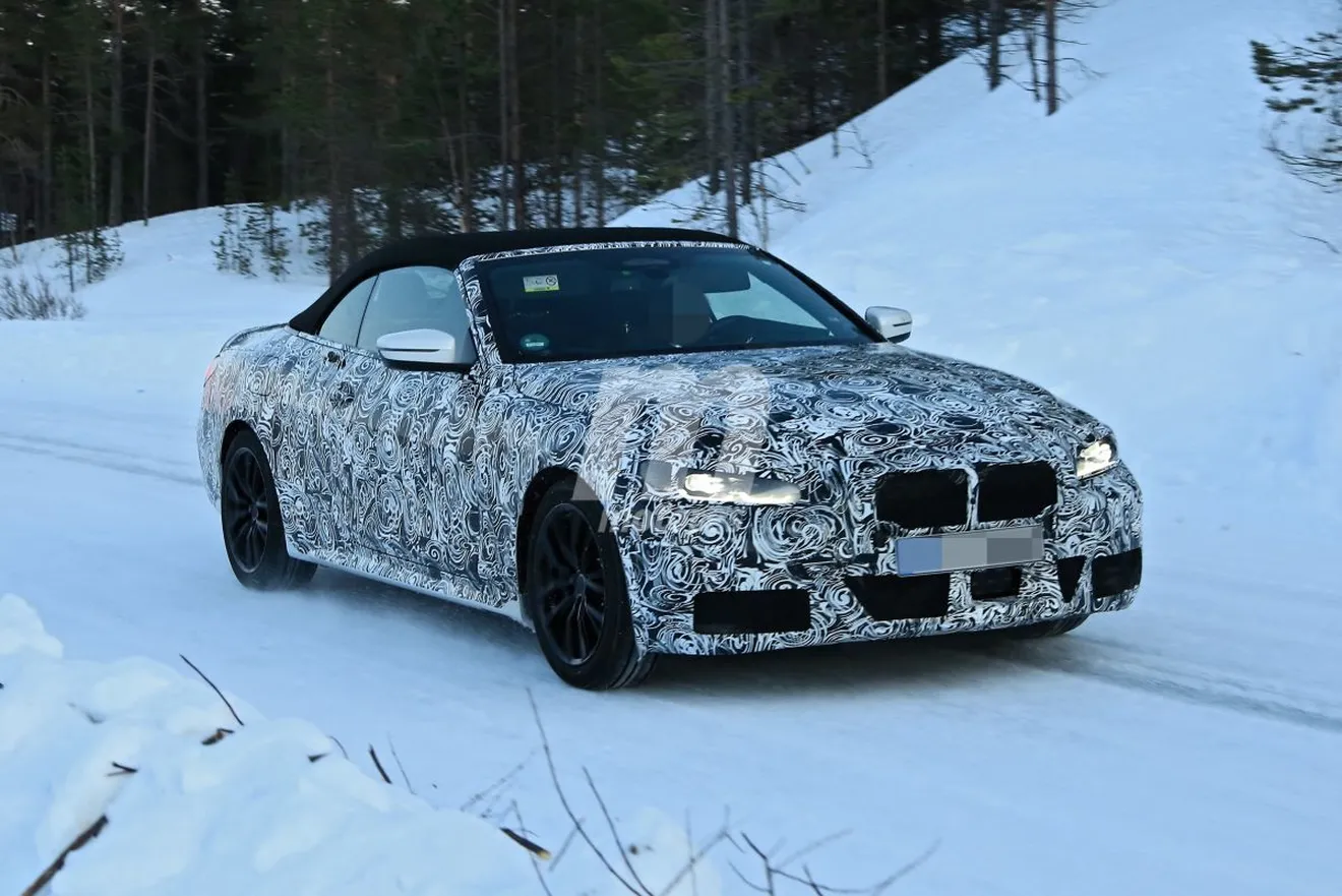 El BMW Serie 4 Cabrio ya se enfrenta a sus pruebas de invierno