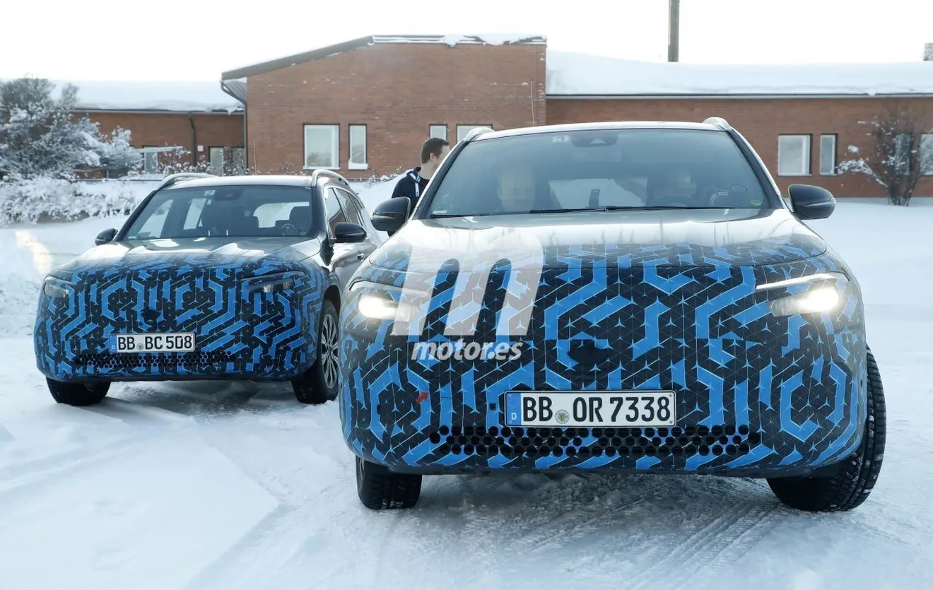 El nuevo Mercedes EQA 2020, cazado en las pruebas de invierno en el norte de Europa