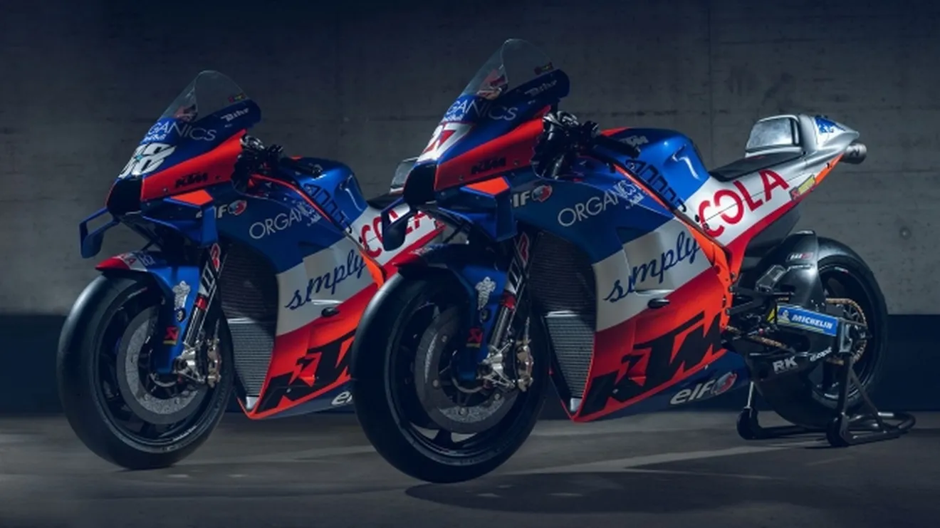 KTM y Tech 3 muestran las decoraciones de sus MotoGP de 2020