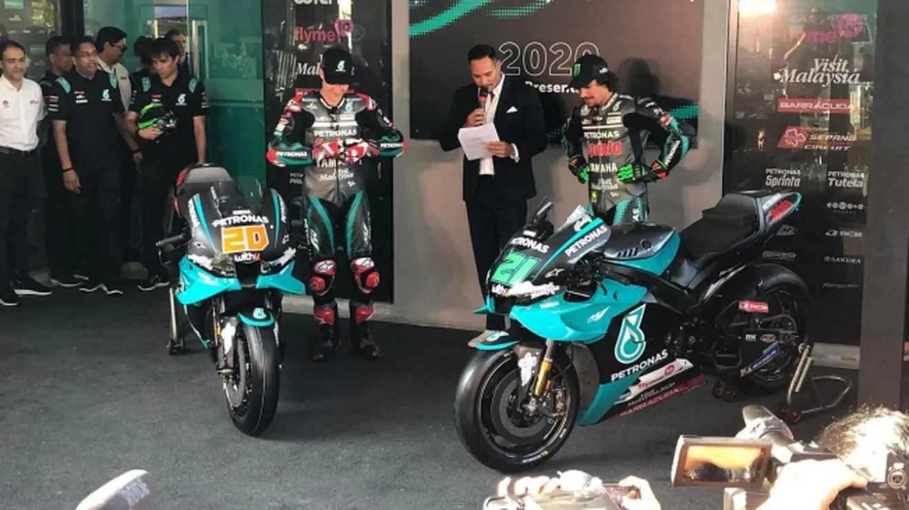 Yamaha y el equipo SRT presentan sus M1 de la temporada 2020 de MotoGP