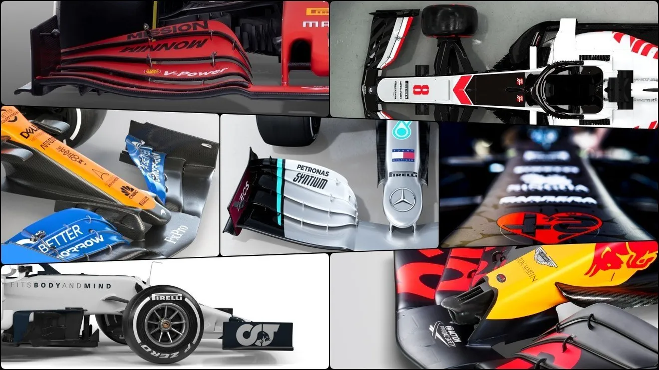 Tendencias F1 2020: morro y alerón delantero