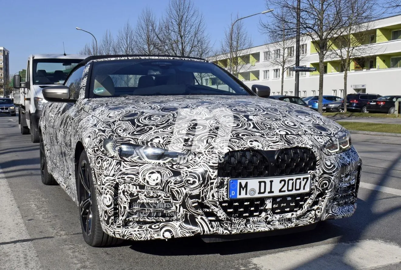 Nuevas fotos espía muestran la deportividad de M Performance en el BMW Serie 4 Cabrio 2021 