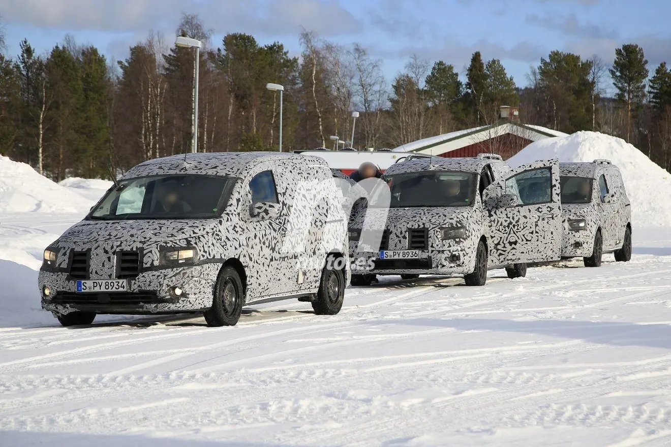 La segunda generación del Mercedes Citan, cazada en las pruebas de invierno 