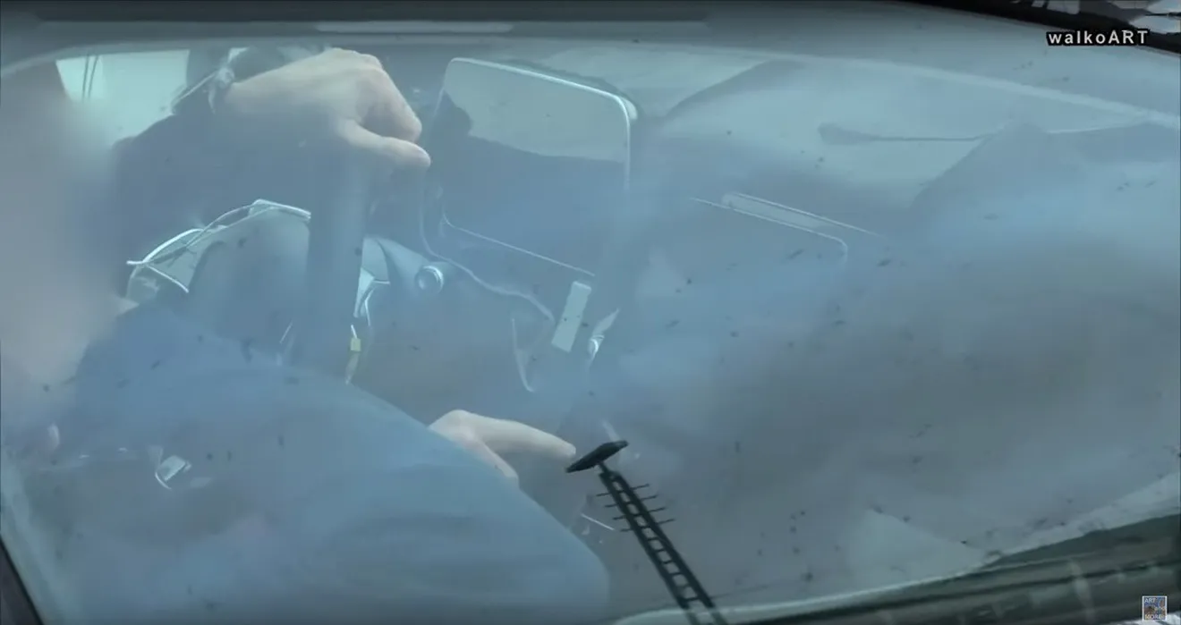 Un vídeo espía muestra el interior del nuevo Mercedes EQS 2022