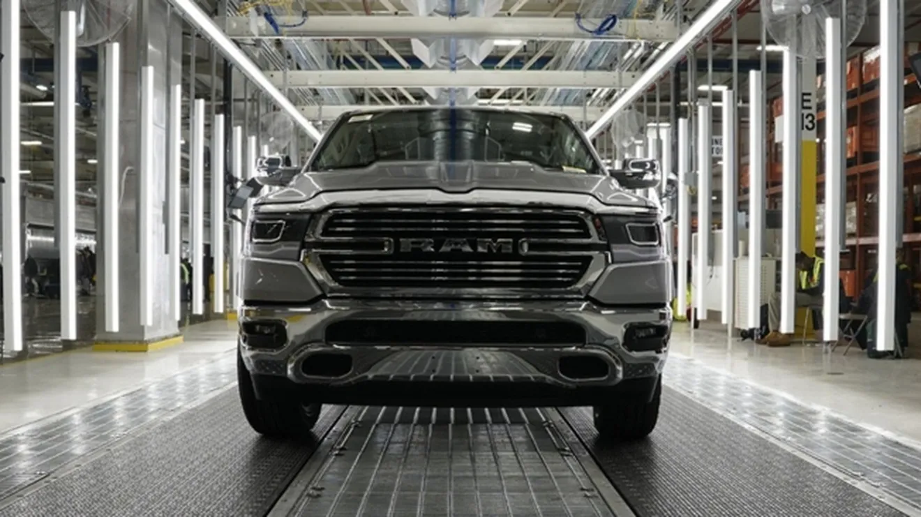 Producción de vehículos pick-up de RAM en Norteamérica
