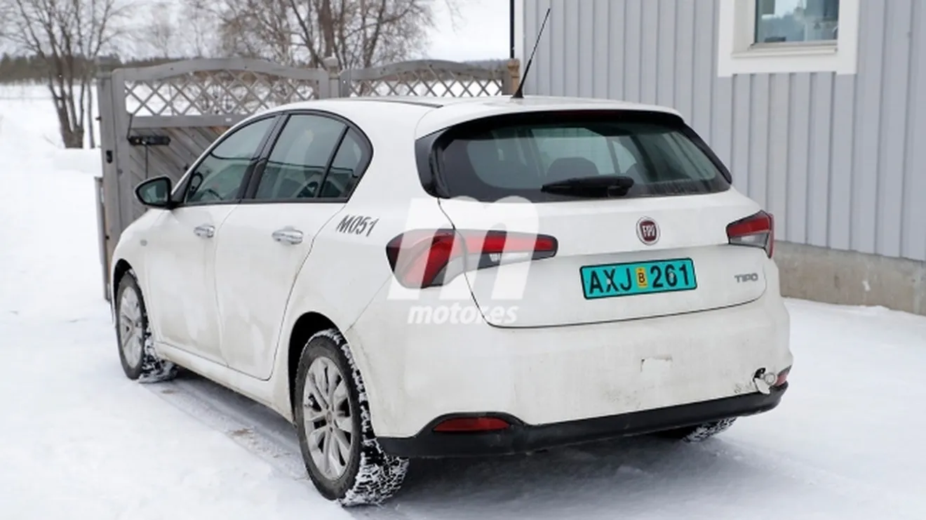 Fiat Tipo 2021 - foto espía posterior