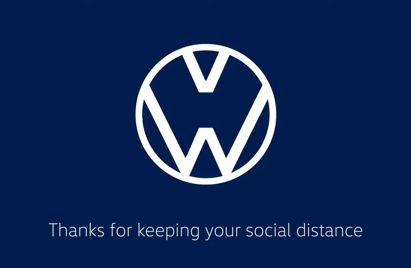 Volkswagen y Audi separan sus logos para promover la distancia social
