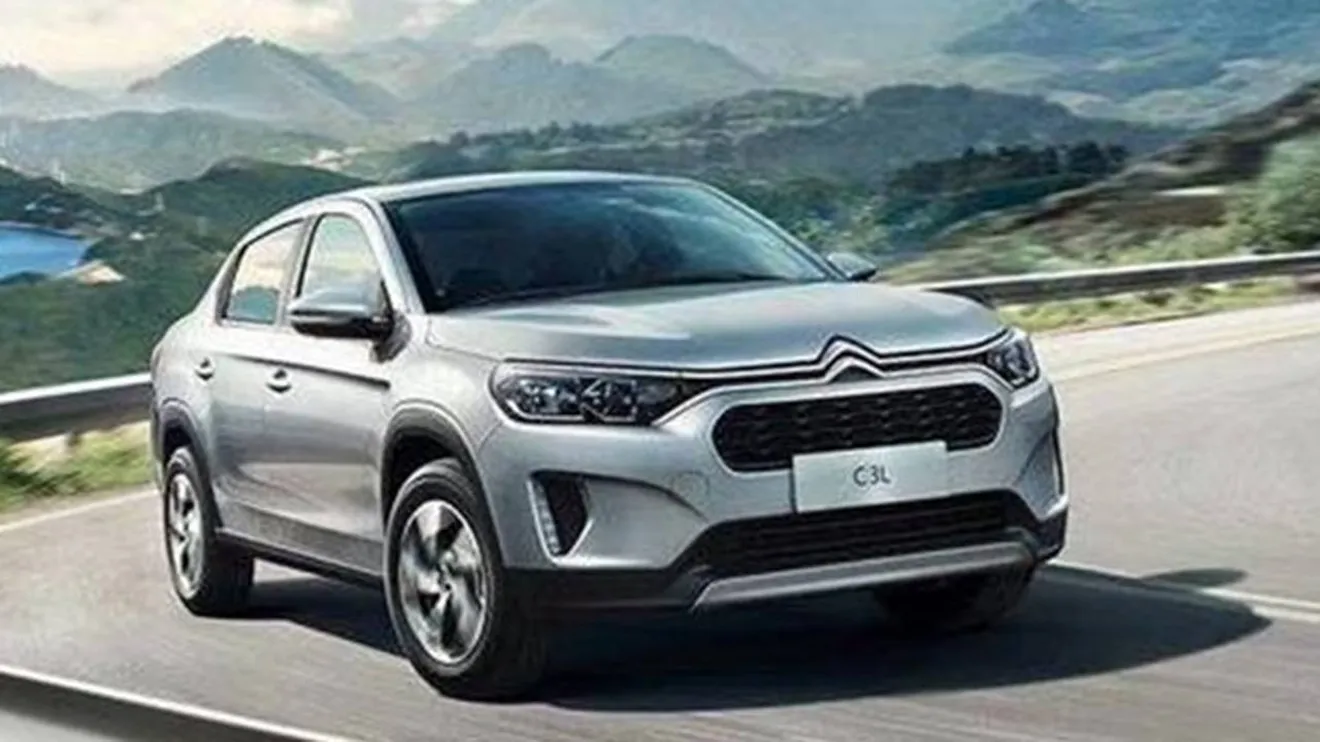 Filtrado el nuevo Citroën C3L, un sedán «crossoverizado» para China